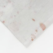 Schöne Rost Akzente Kugel Tote Tasche Fleecedecke (Ecke)