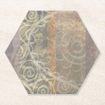 Schöne rostige braune ästhetische Industrie Stil