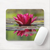 Schöne Rot-Floating-Wasserlilie Mousepad (Mit Mouse)
