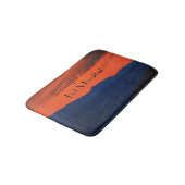 Schöne Rot-Sonnenuntergang Bed and Breakfast Plush Badematte (Schrägansicht)