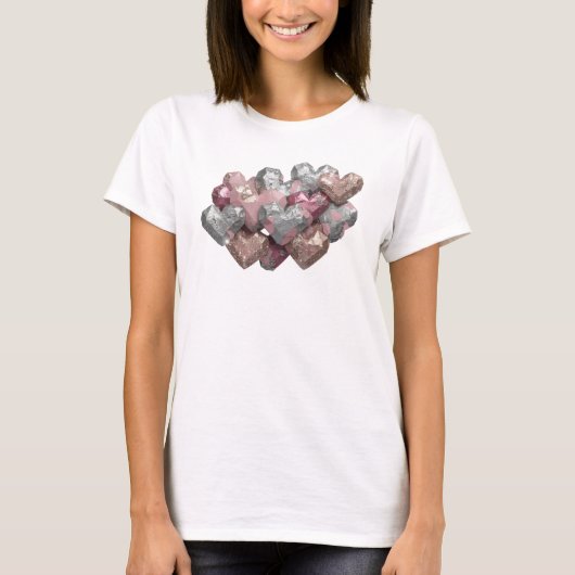 Schöne rote ABSTRACT ART Statement T-Shirt (Vorderseite)
