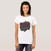 Schöne rote BETTER THAN YOU 3D-Textkunst T-Shirt (Vorne ganz)