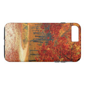 Schöne rote Blätterbäume Case-Mate iPhone Hülle (Rückseite (Horizontal))