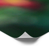 Schöne rote Blume drucken # 6837 Poster (Ecke)