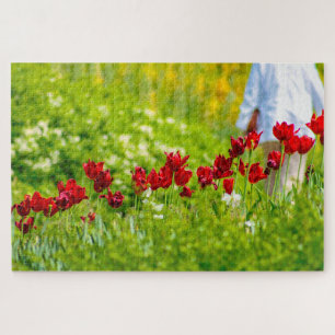 Schöne rote Blume, Niederlande Puzzle