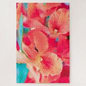 Schöne rote Blume Puzzle (Vertikal)