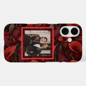 Schöne rote Calla-Lilien rustikale Hochzeit Case-Mate iPhone Hülle (Rückseite (Horizontal))