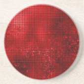 Schöne rote Eleganz Getränkeuntersetzer (Vorne)