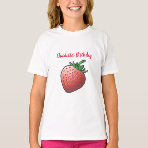 Schöne rote Erdbeere T-Shirt