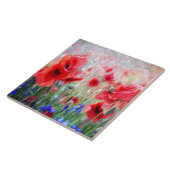 Schöne Rote Pfeffermalerei Fliese (Seite)