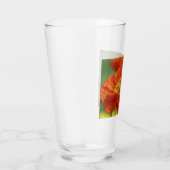 Schöne rote Poppy Glas (Rechts)