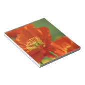 Schöne rote Poppy Notizblock (angewinkelt)