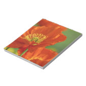 Schöne rote Poppy Notizblock (Rotiert)