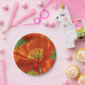 Schöne rote Poppy Pappteller (Party)