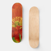 Schöne rote Poppy Skateboard (Vorderseite)