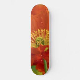 Schöne rote Poppy Skateboard