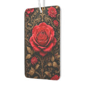Schöne rote Rose Autolufterfrischer (Links)