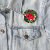 Schöne Rote Rose Button (Beispiel)