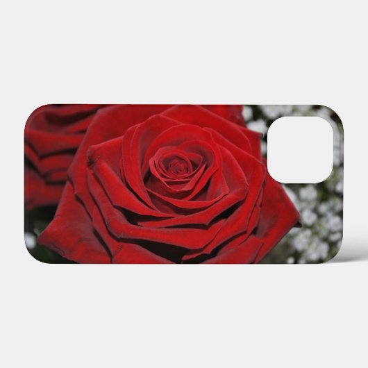 Schöne Rote Rose Case-Mate iPhone Hülle (Rückseite (Horizontal))