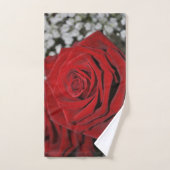 Schöne Rote Rose Handtuch (Handtuch)