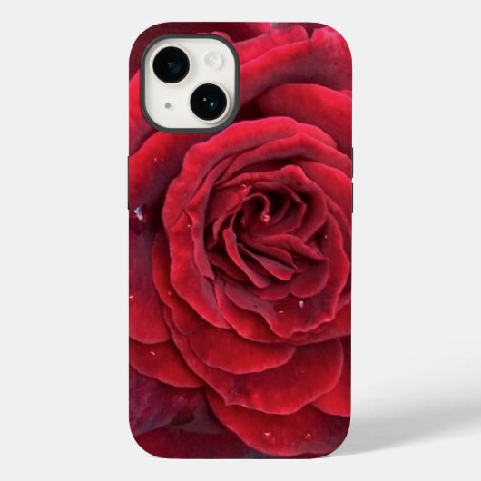 Schöne rote Rose iPhone 14 zäh Case-Mate iPhone Hülle (Rückseite)