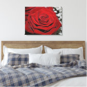 Schöne Rote Rose Leinwanddruck (Insitu (Schlafzimmer))