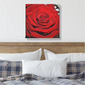 Schöne Rote Rose Leinwanddruck (Insitu (Schlafzimmer))