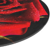 Schöne rote Rose Schneidebrett (Ecke)