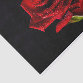 Schöne rote Rose Seidenpapier (Ausschnitt)
