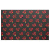 Schöne rote Rose Stoff (Fat Quarter (45,7 x 55,9 cm))