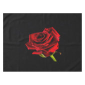 Schöne rote Rose Tischdecke (Vorderseite (Horizontal))