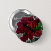 SCHÖNE ROTE ROSEN BUTTON (Vorne & Hinten)