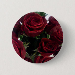 SCHÖNE ROTE ROSEN BUTTON