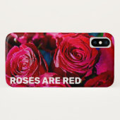 Schöne Rote Rosen Case-Mate iPhone Hülle (Rückseite (Horizontal))