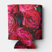 Schöne Rote Rosen Dosenkühler (Rückseite)