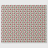 Schöne rote Rosen Geschenkpapier (Flach)