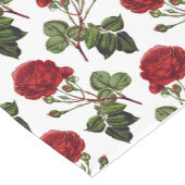 Schöne Rote Rosen Großer Tischläufer (Ecke)