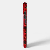 Schöne Rote Rosen Handy Case (Rückseite / Links)