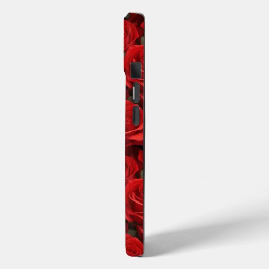 Schöne Rote Rosen Handy Case (Rückseite / Links)