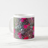 Schöne Rote Rosen in Bloom Kaffeetasse (Vorderseite Links)