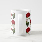 Schöne Rote Rosen Jumbo-Tasse (Rückseite)
