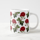 Schöne Rote Rosen Jumbo-Tasse (Rechts)