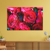 Schöne Rote Rosen Leinwanddruck (Insitu (Wohnzimmer))