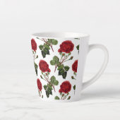 Schöne Rote Rosen Milchtasse (Rechts)