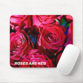 Schöne Rote Rosen Mousepad (Mit Mouse)