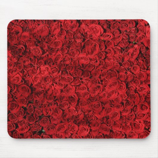 Schöne Rote Rosen Mousepad (Vorne)