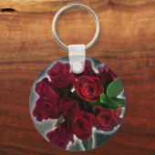 SCHÖNE ROTE ROSEN SCHLÜSSELANHÄNGER (Vorderseite)