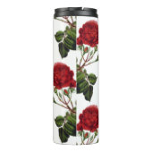 Schöne Rote Rosen Thermosbecher (Rückseite)
