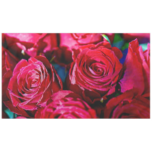 Schöne Rote Rosen Tischdecke