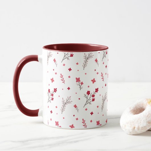 schöne rote Tasse (Mit Donut)